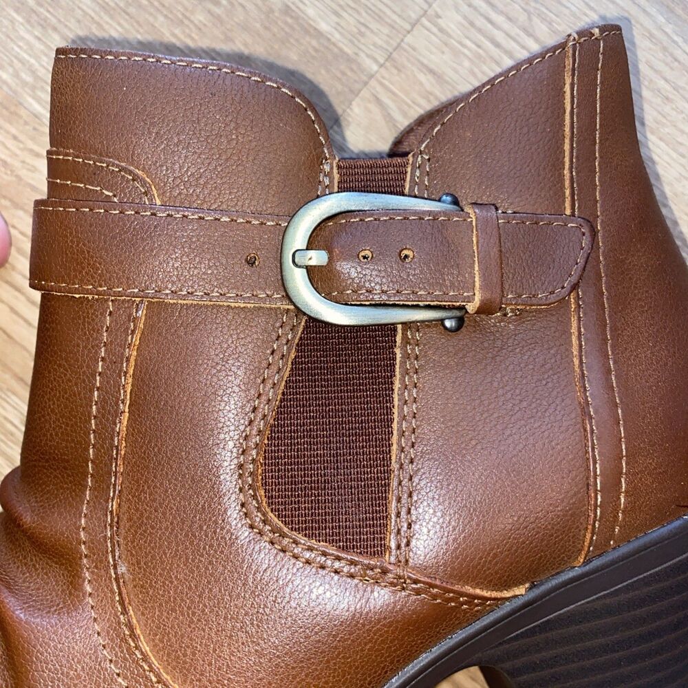 Clarks Womens Collection Emily 2 Belle Boots Tan Leather Size 5.5M NEW - Picture 9 of 14